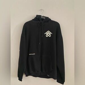 Black Hoodie with Unique Logo